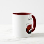 Mug Love Bug Ladybug, Mignon Dessin Animé pour la Sain (Devant droit)