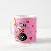 Mug Love Bug - Saint Valentin (Devant gauche)