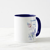 Mug Love BUTTERFLIES tellement je tellement de Citatio (Devant droit)