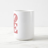 Mug LOVE, Cadeau de la Saint-Valentin (Centre)