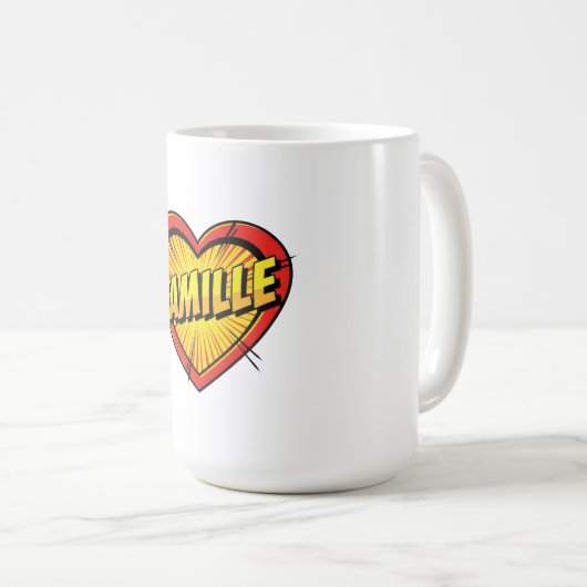 Mug Love Camille (Devant droit)
