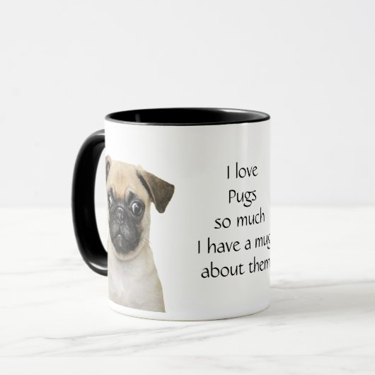 Mug Love Carlins tellement de citations amusantes dire (Devant gauche)