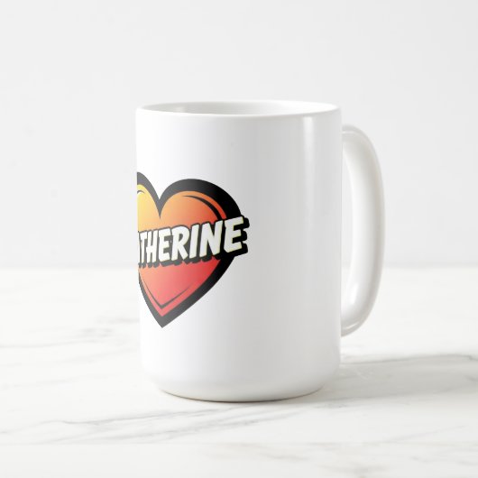 Mug Love Catherine (Devant droit)