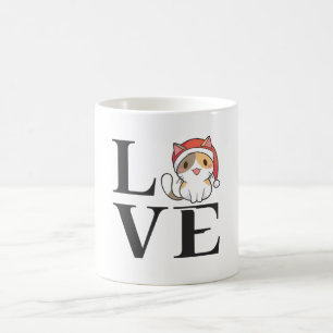 Mug Love Cats - Père Noël Kitten