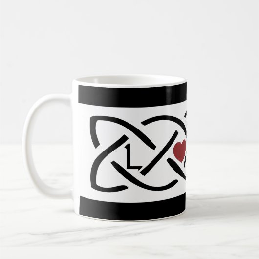 Mug Love Celtic Knot (Gauche)