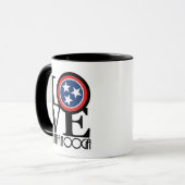 Mug LOVE Chattanooga Tennessee 15oz (Devant gauche)