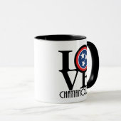 Mug LOVE Chattanooga Tennessee 15oz (Devant droit)