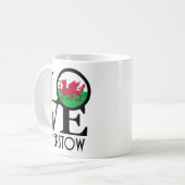Mug LOVE Chepstow Wales 11oz (Devant gauche)