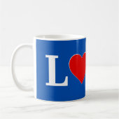 Mug LOVE chic moderne (Gauche)