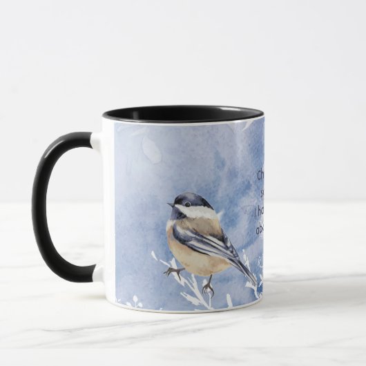 Mug Love Chickadee Birds (Gauche)