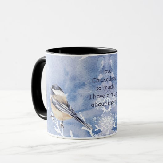 Mug Love Chickadee Birds (Devant gauche)
