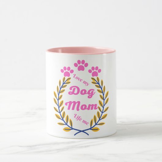 Mug Love chien mère vie collection (Centre)