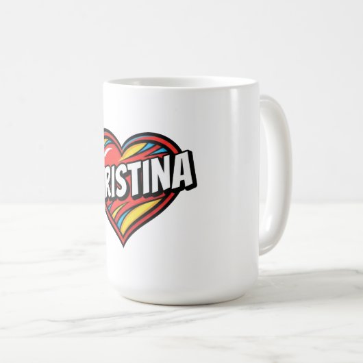 Mug Love Christina (Devant droit)