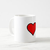 Mug ~Love~ (COEUR) QU'EST-CE QUE TU AIMES ? ? CUSTOMIS (Devant gauche)