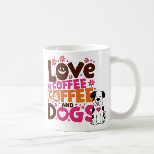 Mug Love Coffe and Dogs