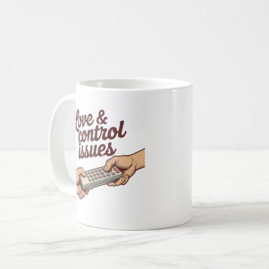 Mug Love & Control Issues | Relationship Power Humor (Devant gauche)