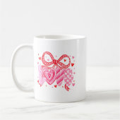Mug Love Coquette Bow Leopard Hearts Valentine Women G (Gauche)