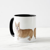 Mug Love Corgis Chiens Tellement de Citation Amusante (Devant gauche)