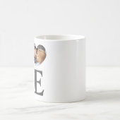 Mug LOVE Couples personnalisés Photo Saint Valentin (Centre)