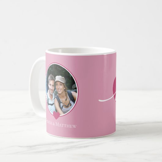 Mug LOVE Couples Photo Muple (Devant gauche)