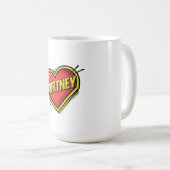 Mug Love Courtney (Devant droit)