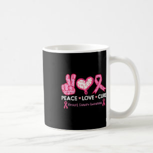 Mug Love Cure Cancer du sein Sensibilisation Survivant
