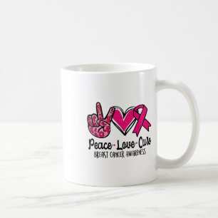 Mug Love Cure Pink Ribbon Cancer Sensibilisation du se