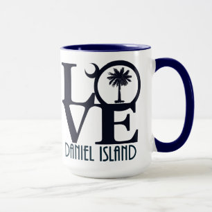 Mug LOVE Daniel Island SC 15oz
