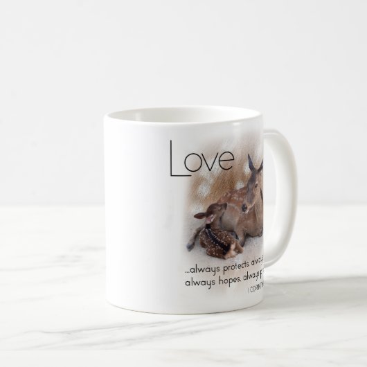 Mug Love Deer (Devant droit)