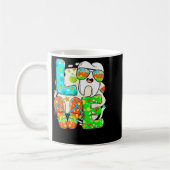 Mug Love Dental Life Cute Tooth Flip Flops Summer Dent (Gauche)