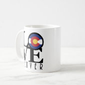 Mug LOVE Denver Colorado 11oz (Devant gauche)