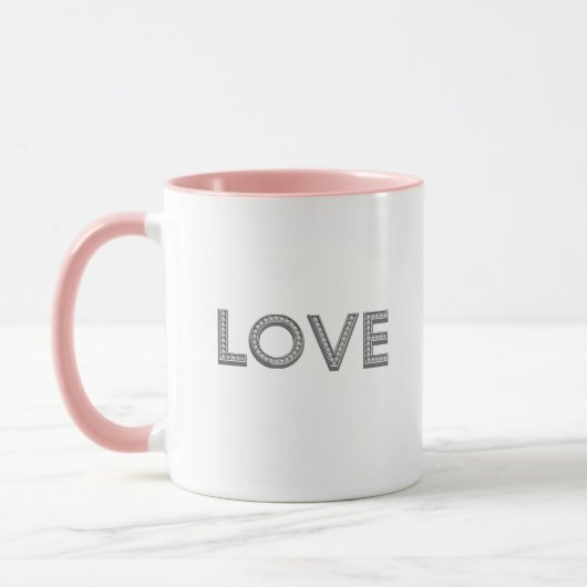Mug Love Diamond Letters (Gauche)