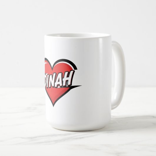 Mug Love Dinah (Devant droit)