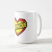 Mug Love Dominique (Devant droit)