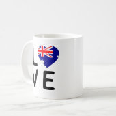 Mug Love - drapeau australien (Devant gauche)