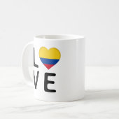 Mug Love - Drapeau Colombie (Devant gauche)