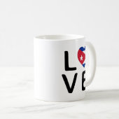 Mug Love - Drapeau Cuba (Devant droit)