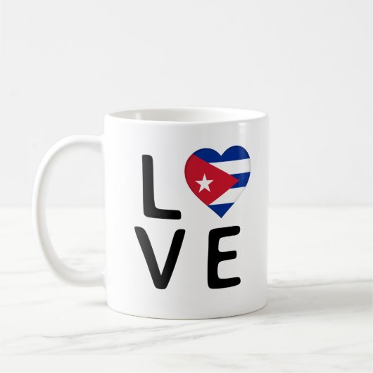 Mug Love - Drapeau Cuba (Gauche)