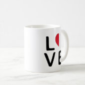 Mug Love - Drapeau du Pérou (Devant droit)