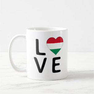 Mug Love - drapeau hongrois