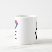 Mug Love - Drapeau Laos (Centre)