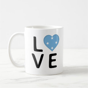 Mug Love - Drapeau Micronésie