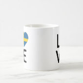 Mug Love - Drapeau Suède (Centre)