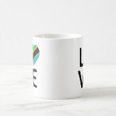 Mug Love - drapeau tanzanien (Centre)