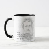 Mug Love Edgar Allan Poe Tellement de Citation Amusant (Gauche)