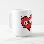 Mug Love Edith (Devant gauche)