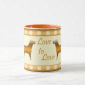 Mug Love Elegant Moderne Populaire Meilleur Coeur (Centre)