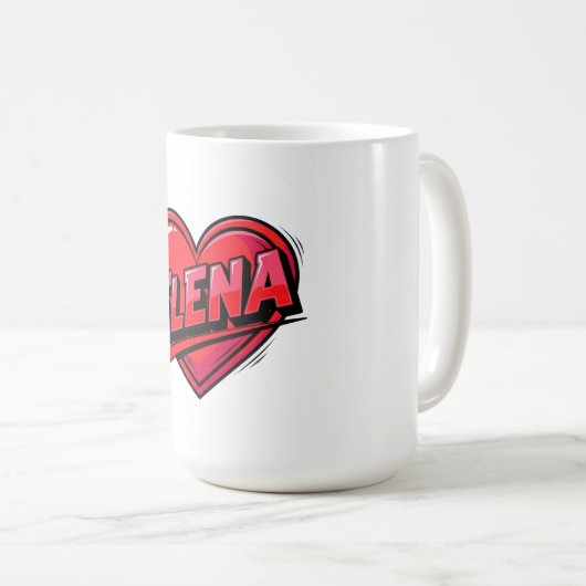 Mug Love Elena (Devant droit)