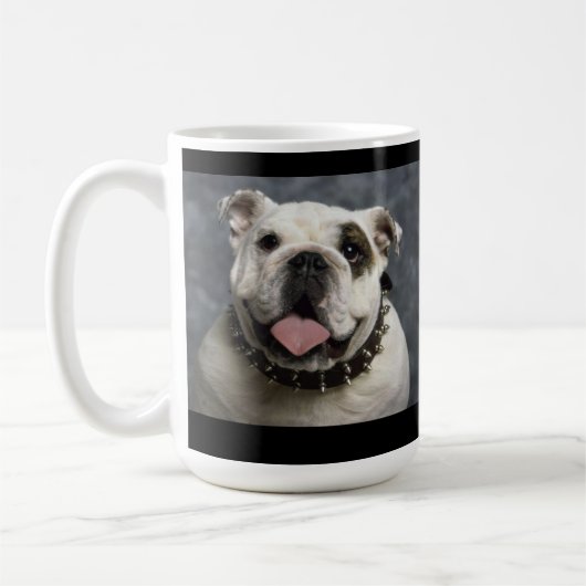 Mug Love English Bulldog Coffee Cup (Gauche)