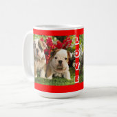Mug Love English Bulldog Coffee Cup (Devant gauche)
